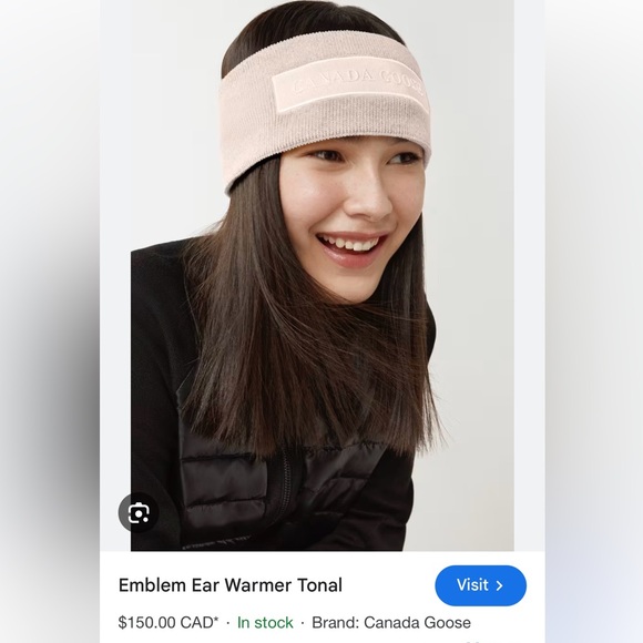 Canada Goose ear warmer / headband - Picture 7 of 7